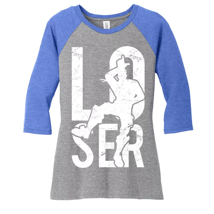 Loser Dance Victory Royale Women's Tri-Blend 3/4-Sleeve Raglan Shirt