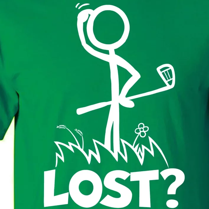 Lost Golf Ball Stickman Golfer Tall T-Shirt