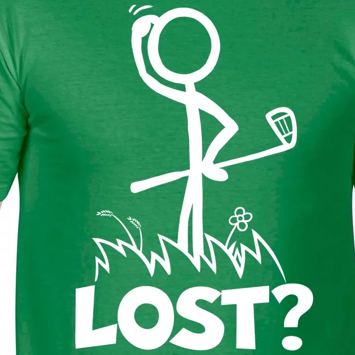 Lost Golf Ball Stickman Golfer Comfort Colors T-Shirt