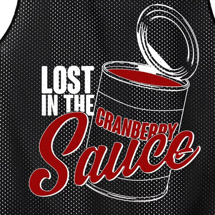 Lost In The Cranberry Sauce Mesh Reversible Basketball Jersey Tank