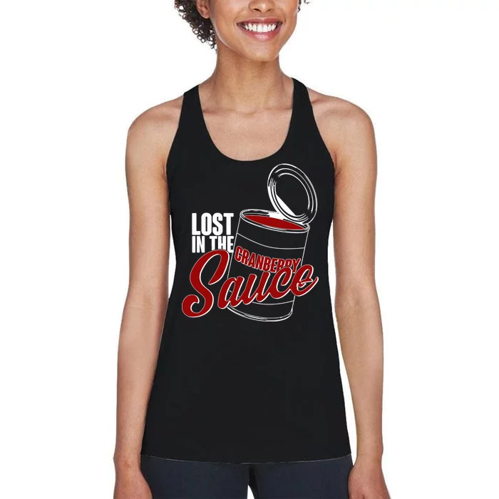 Lost In The Cranberry Sauce Women's Racerback Tank