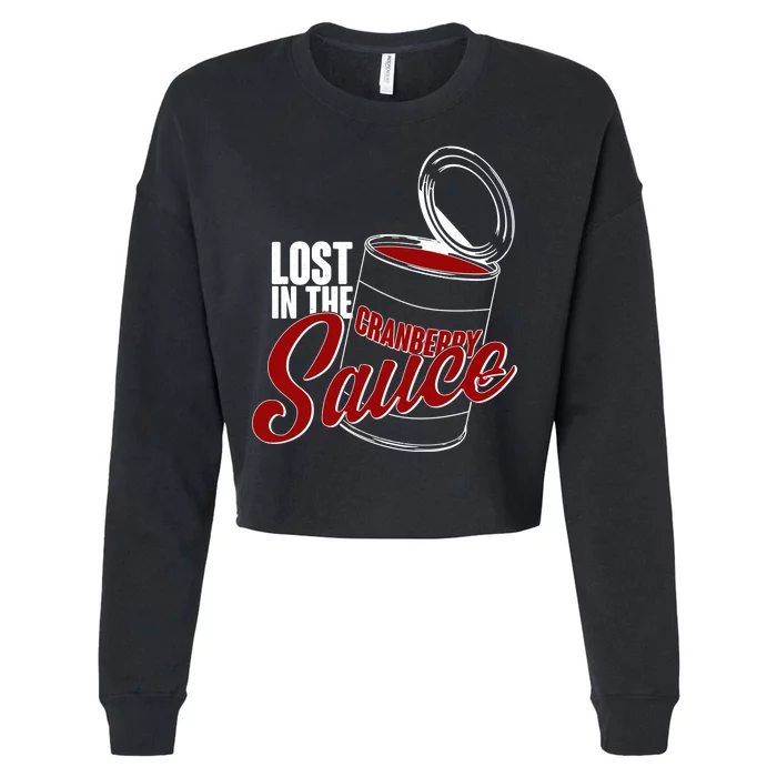 Lost In The Cranberry Sauce Cropped Pullover Crew