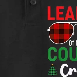 Leader of the Cousin Crew Christmas Buffalo Red Plaid Xmas Dry Zone Grid Performance Polo