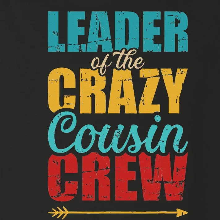 Leader of the crazy cousin crew retro Toddler Long Sleeve Shirt