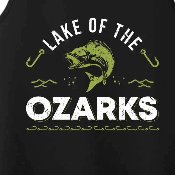 Lake Of The Ozarks Missouri Fishing Family Vacation Souvenir Gift Performance Tank