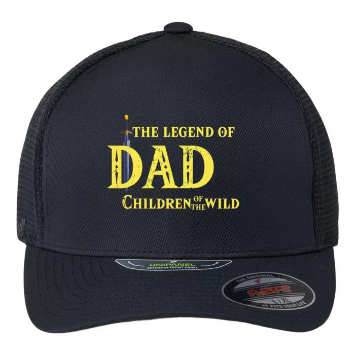 Legend Of The Dad Children Of The Wild Flexfit Unipanel Trucker Cap