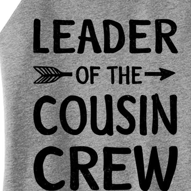 Leader Of The Cousin Crew Gift Women’s Perfect Tri Rocker Tank