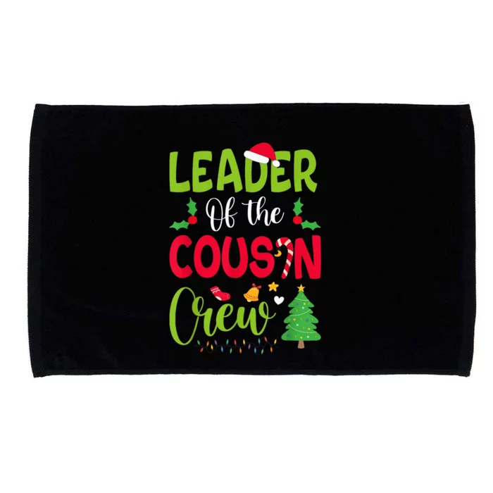 Leader of the Cousin Crew Christmas family Xmas Microfiber Hand Towel