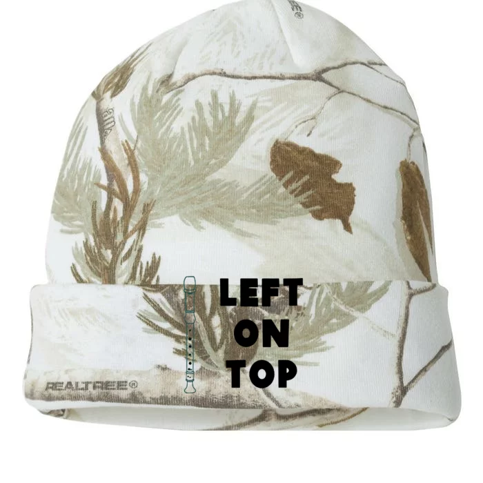 Left On Top Recorder Kati - 12in Camo Beanie