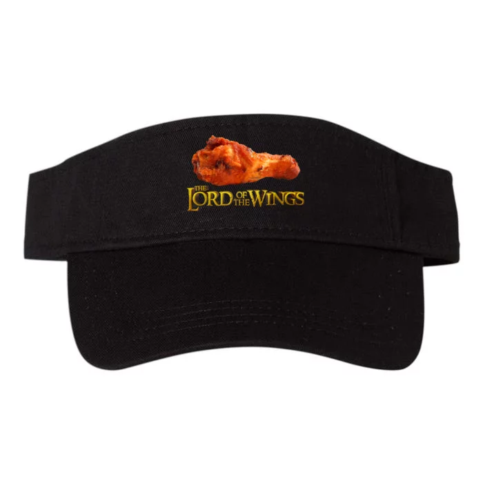 Lord Of The Wings Funny BBQ Chef Cook Chicken Wings Valucap Bio-Washed Visor