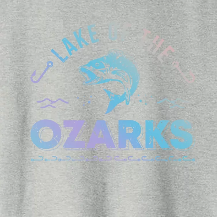 Lake Of The Ozarks Missouri Fishing Family Vacation Souvenir Gift Women's Crop Top Tee