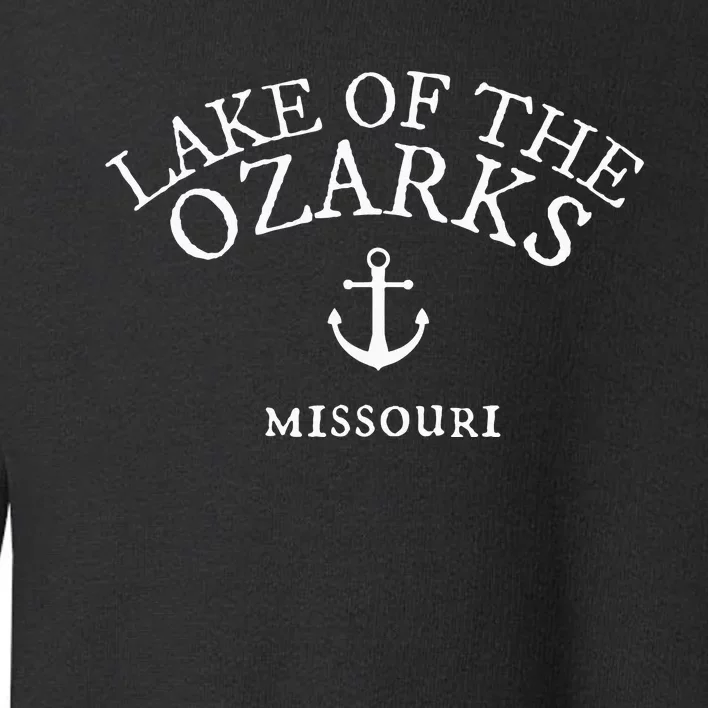 Lake Of The Ozarks  Missouri Lake Town Toddler Sweatshirt