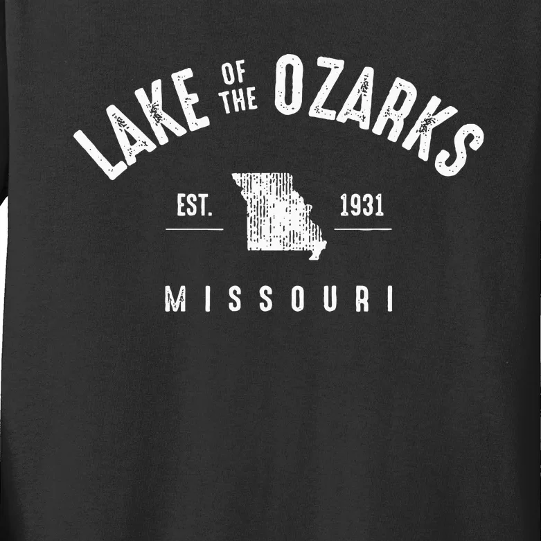 Lake Of The Ozarks Kids Long Sleeve Shirt