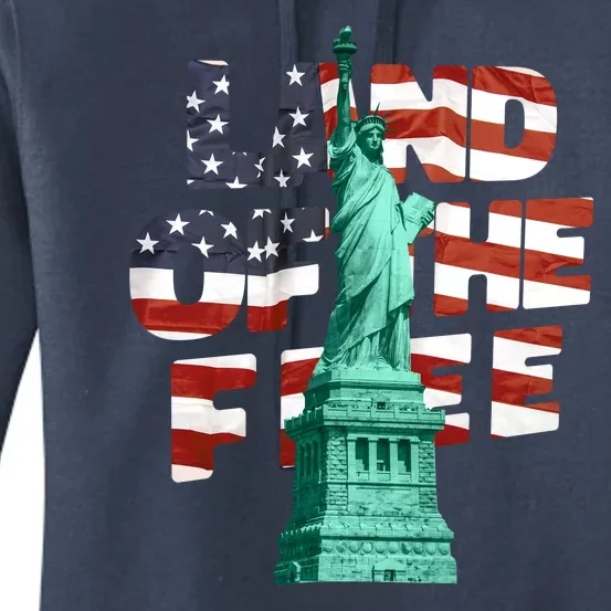 Land Of The Free Statue Of Liberty Women's Pullover Hoodie