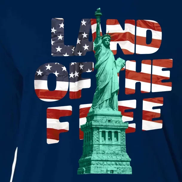 Land Of The Free Statue Of Liberty Cooling Performance Long Sleeve Crew