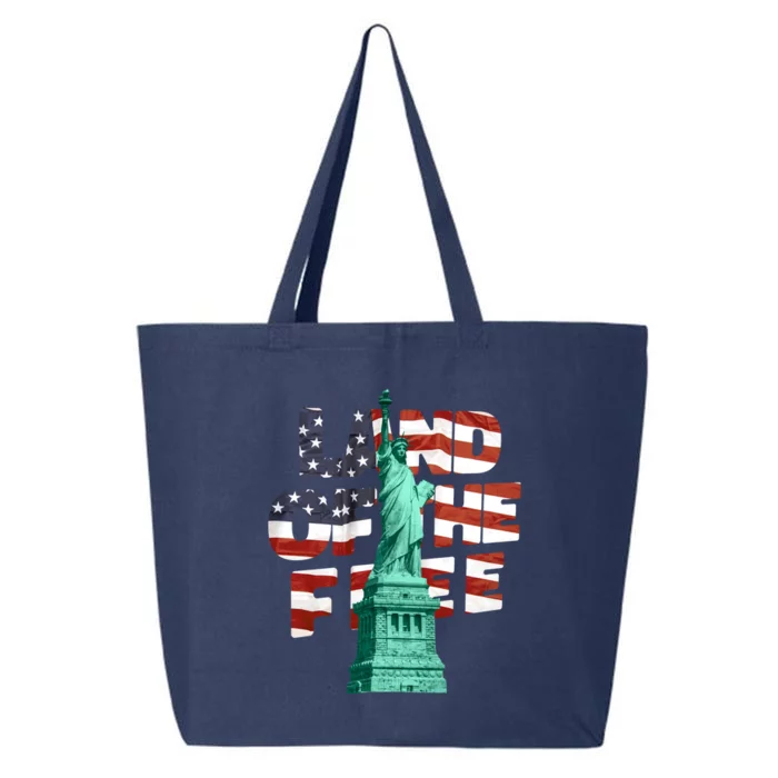 Land Of The Free Statue Of Liberty 25L Jumbo Tote