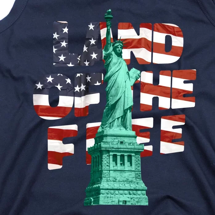 Land Of The Free Statue Of Liberty Tank Top