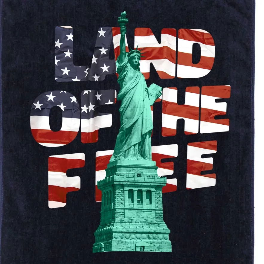 Land Of The Free Statue Of Liberty Platinum Collection Golf Towel