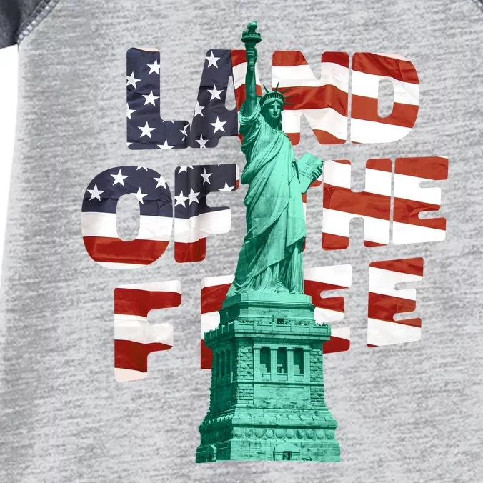 Land Of The Free Statue Of Liberty Infant Baby Jersey Bodysuit