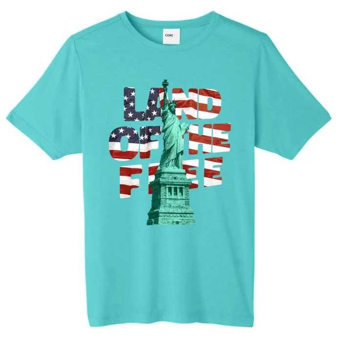 Land Of The Free Statue Of Liberty ChromaSoft Performance T-Shirt