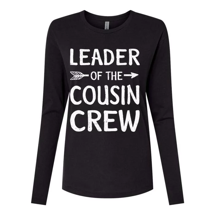 Leader Of The Cousin Crew Womens Cotton Relaxed Long Sleeve T-Shirt