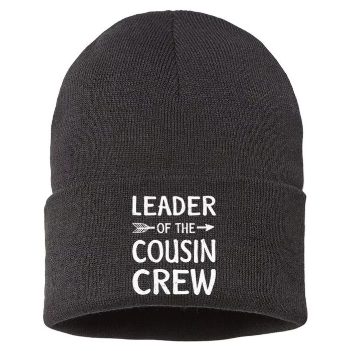 Leader Of The Cousin Crew Sustainable Knit Beanie