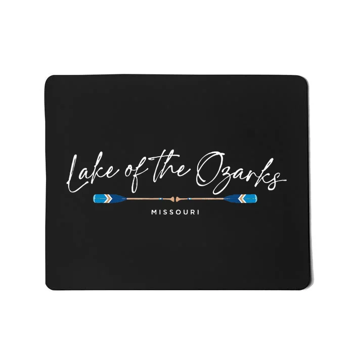 Lake Of The Ozarks Missouri Oars Graphic Mousepad