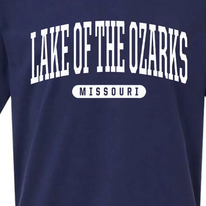 Lake Of The Ozarks Missouri Lake Of The Ozarks Sueded Cloud Jersey T-Shirt