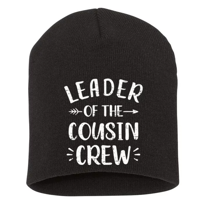 Leader of the cousin crew Short Acrylic Beanie