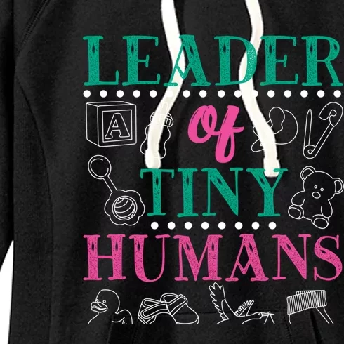 Leader Of Tiny Hu Sitter Design Gift Women's Fleece Hoodie