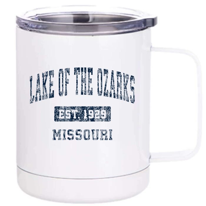 Lake Of The Ozarks Missouri Mo Vintage Sports Design Front & Back 12oz Stainless Steel Tumbler Cup