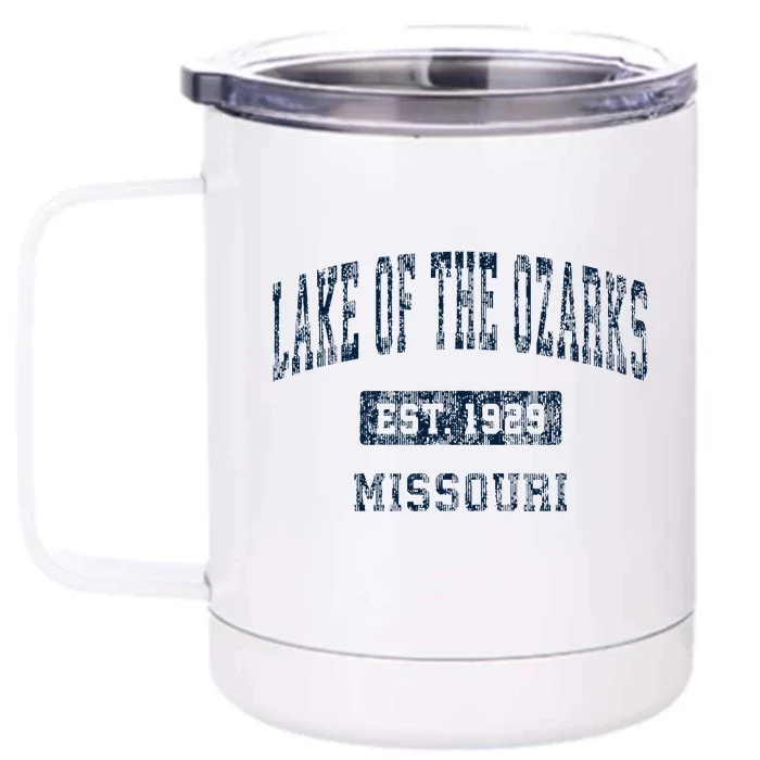 Lake Of The Ozarks Missouri Mo Vintage Sports Design Front & Back 12oz Stainless Steel Tumbler Cup