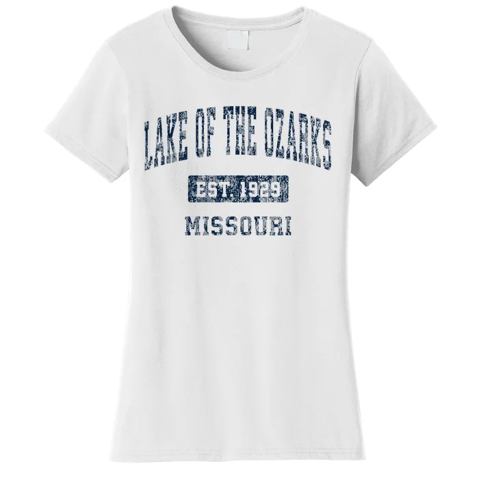 Lake Of The Ozarks Missouri Mo Vintage Sports Design Women's T-Shirt