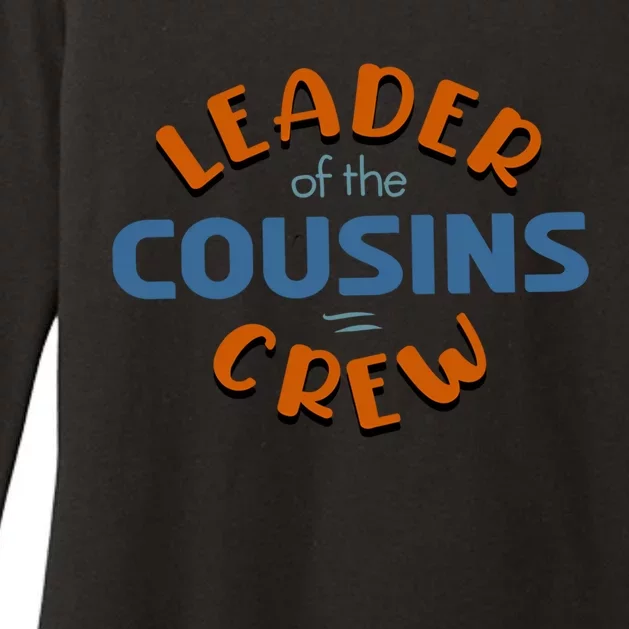 Leader Of The Cousin Crew Best Big Cousin Crew Gift Womens CVC Long Sleeve Shirt