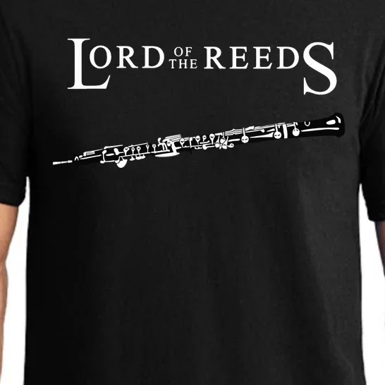 Lord Of The Reeds Funny Oboe Oboist Funny Music Teacher Pajama Set