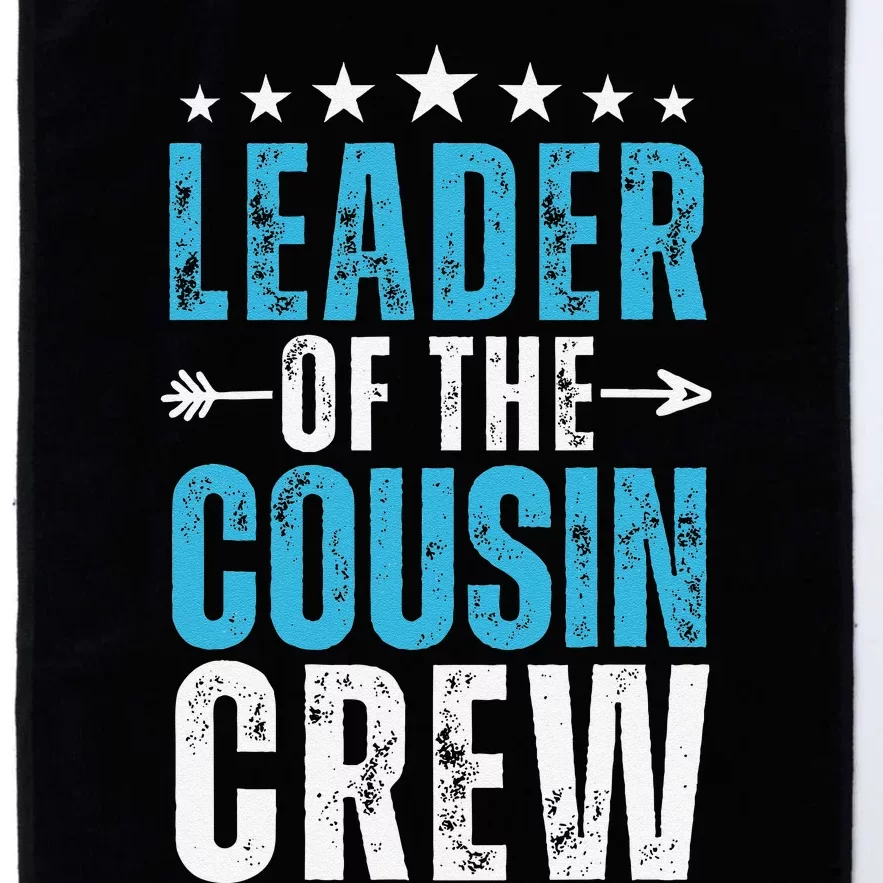 Leader Of The Cousin Crew 2024 Family Matching Platinum Collection Golf Towel