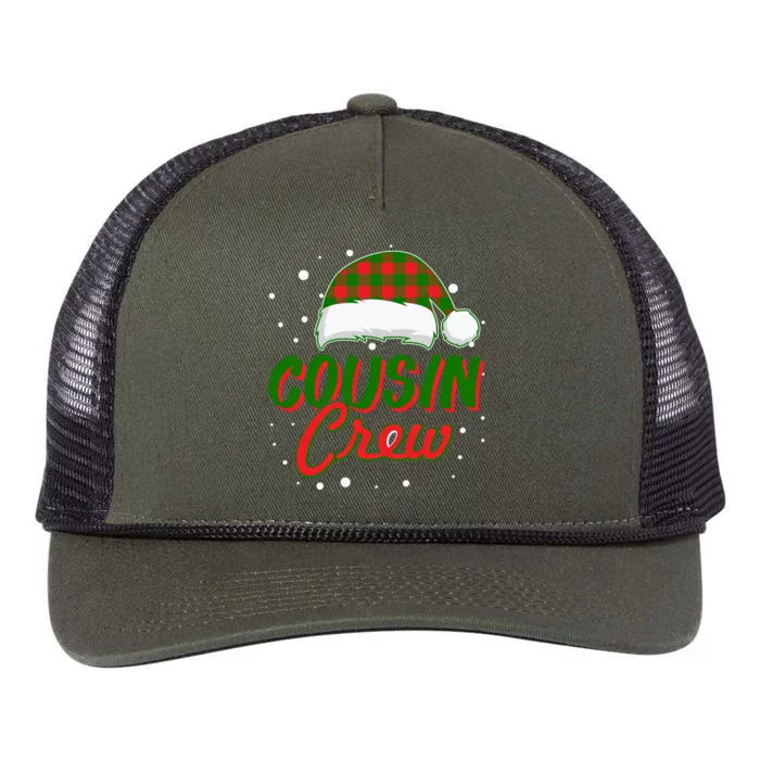 Leader Of The Cousin Crew Funny Cousin Crew Meaningful Gift Retro Rope Trucker Hat Cap