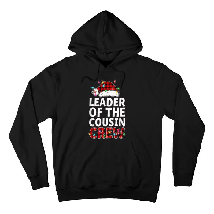 Leader Of The Cousin Crew Buffalo Red Plaid Christmas Kid Hoodie