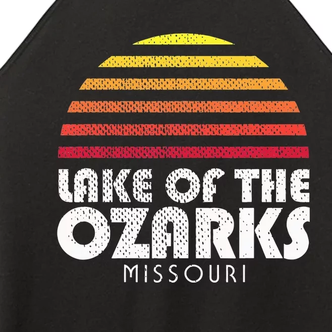 Lake Of The Ozarks Ms Retro Vintage Style Sunset Women’s Perfect Tri Rocker Tank