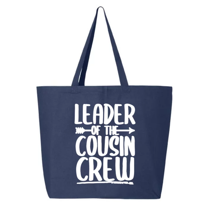 Leader Of The Cousin Crew Gift 25L Jumbo Tote