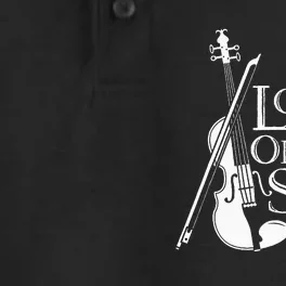 Lord Of The Strings Violin Musician Humor Dry Zone Grid Performance Polo