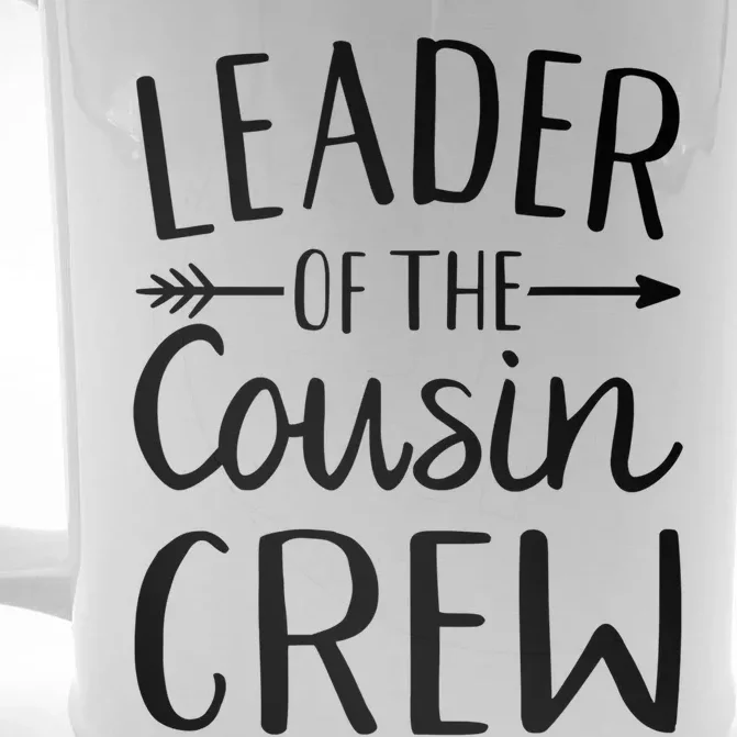 Leader Of The Cousin Crew Cute Gift Front & Back Beer Stein