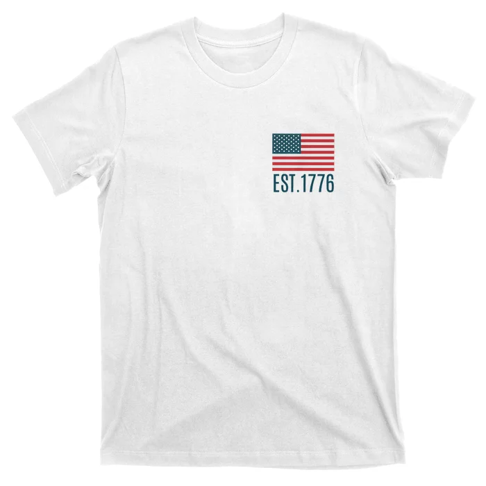 Land Of The Free Because Of The Brave (2sided Front+Back) Gift T-Shirt