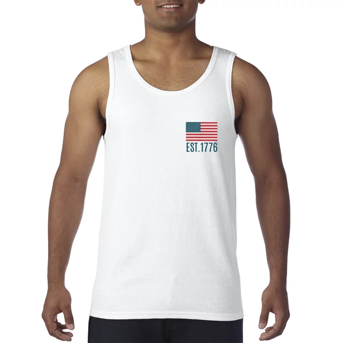 Land Of The Free Because Of The Brave (2sided Front+Back) Gift Tank Top