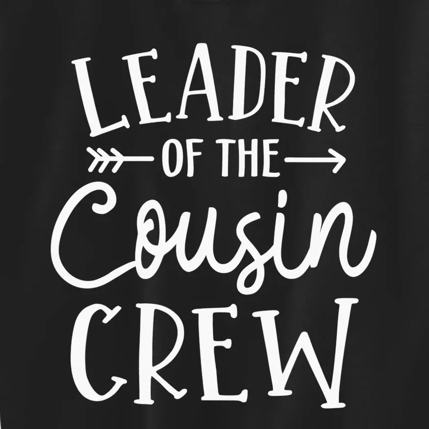 Leader of the cousin crew Kids Sweatshirt