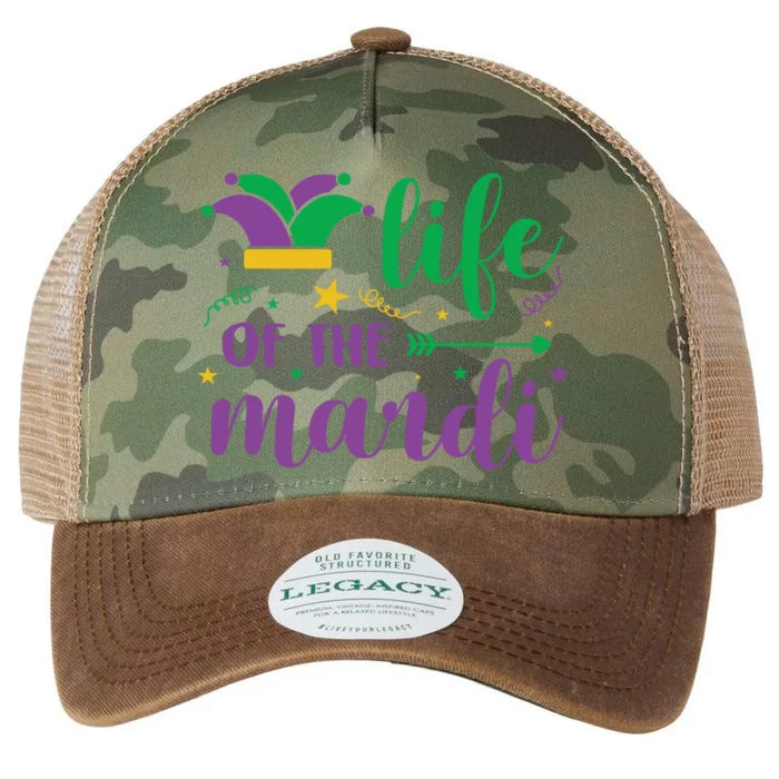 Life Of The Mardi Celebration Legacy Tie Dye Trucker Hat