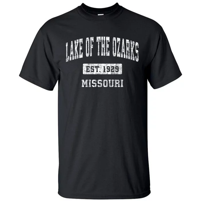 Lake Of The Ozarks Missouri Mo Vintage Sports Tall T-Shirt