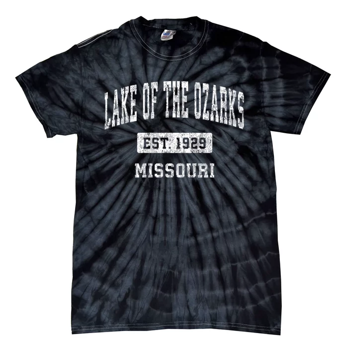 Lake Of The Ozarks Missouri Mo Vintage Sports Tie-Dye T-Shirt