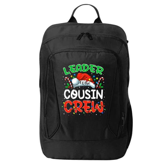 Leader Of The Cousin Crew Christmas Family Matching Xmas Great Gift City Backpack