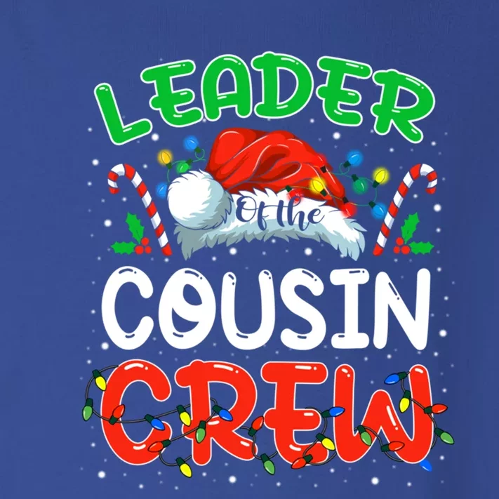 Leader Of The Cousin Crew Christmas Family Matching Xmas Great Gift Toddler Long Sleeve Shirt